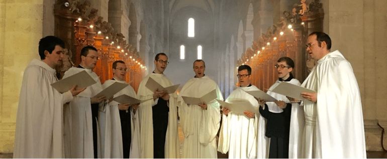 singende Mönche in Heiligenkreuz
