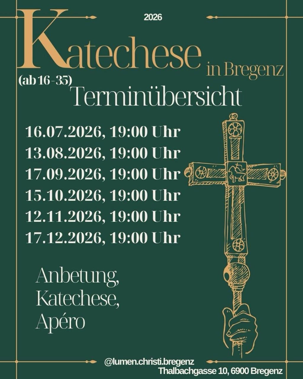 Katechese in Bregenz (ab 16-35)