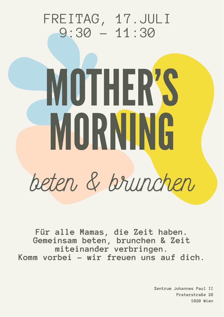 Mother's Morning – beten & brunchen
