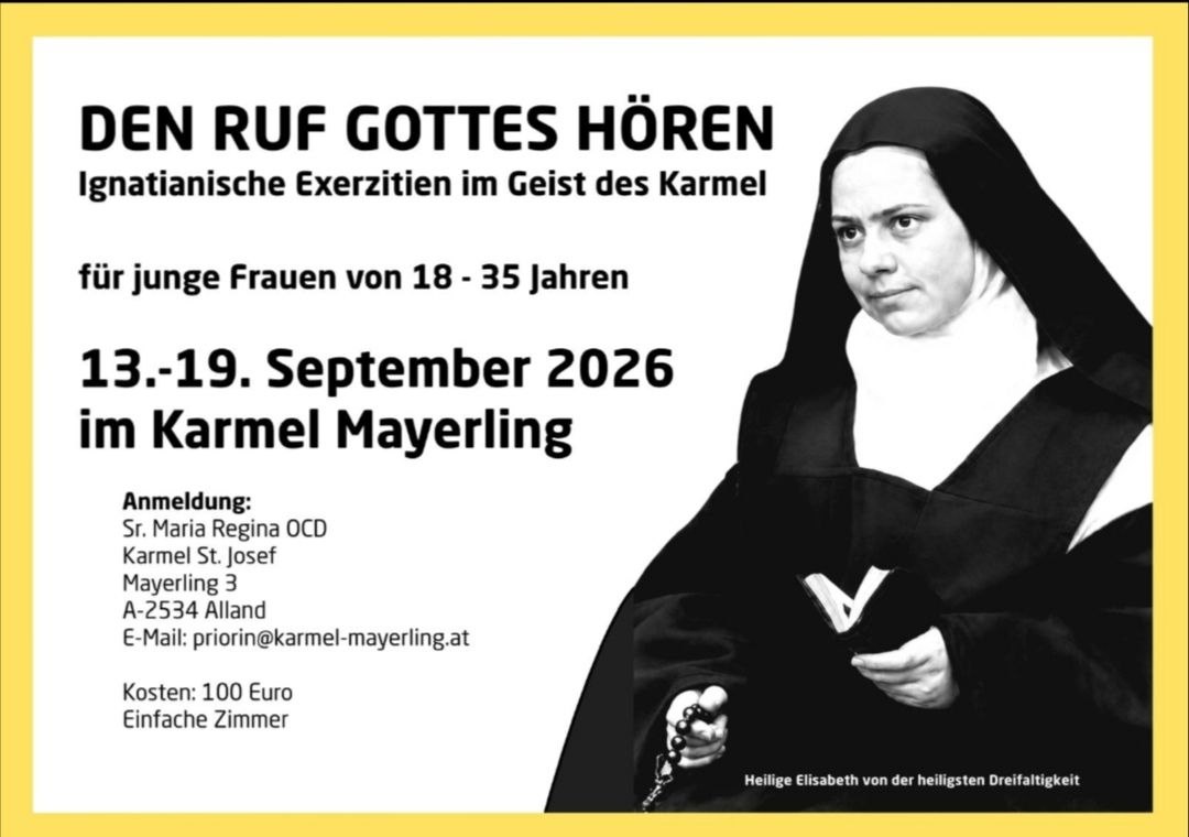 Den Ruf Gottes hören – Ignatianische Exerzitien im Geist des Karmel