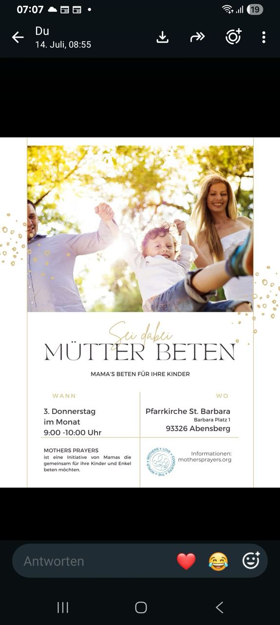 Mütter beten in Abensberg