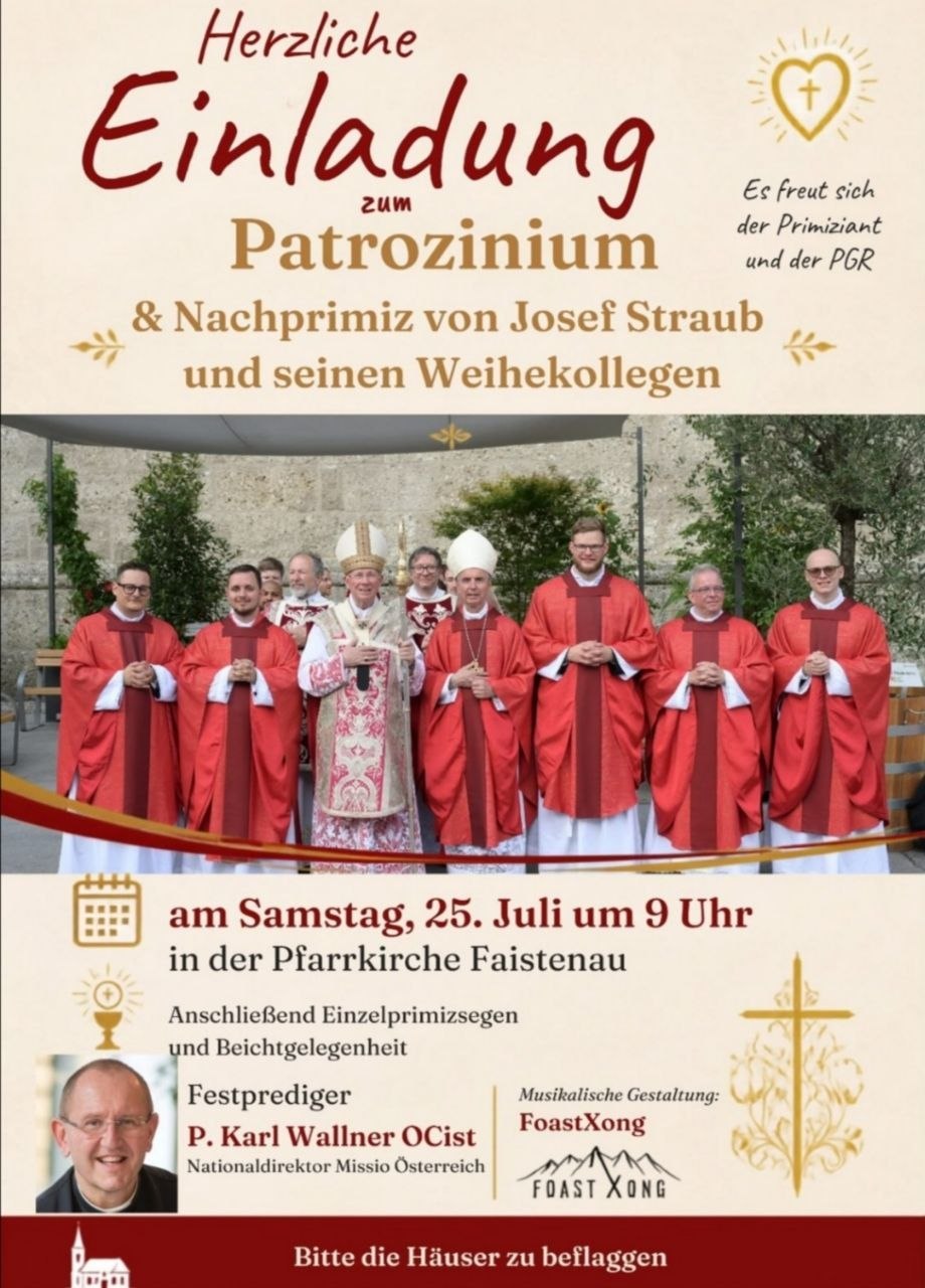 Patrozinium & Nachprimiz von Josef Straub und seinen Weihekollegen