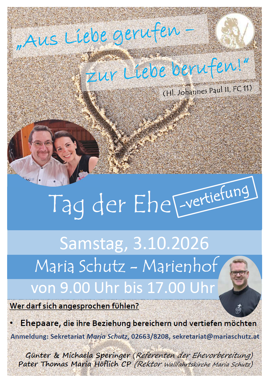 Tag der Ehe(vertiefung)