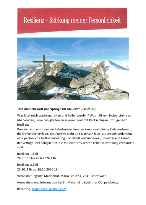 Seminar: Resilienz 2. Teil