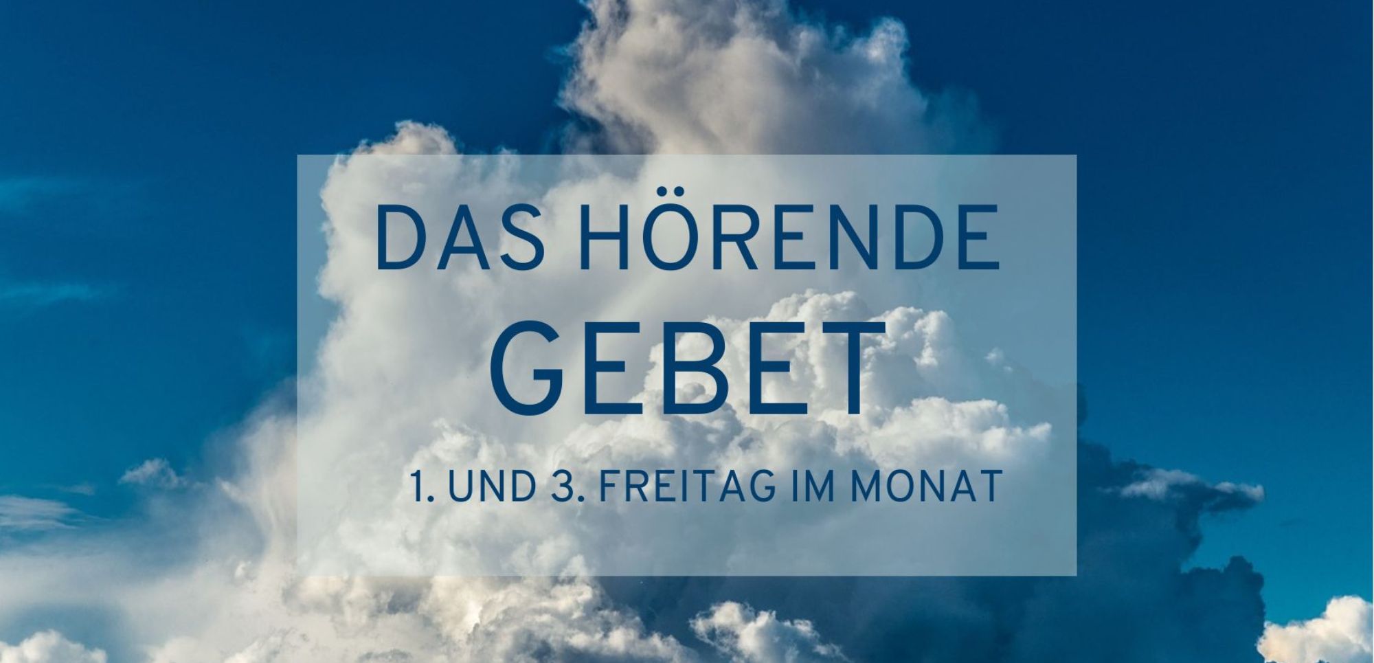 Hörendes Gebet